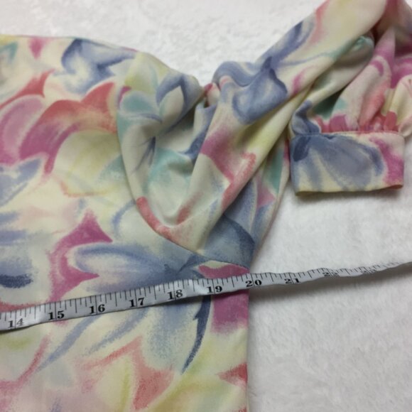 Vintage Miss Sophisticates Pendleton Skirt Blouse Set 10 Womens Pink Floral - Picture 15 of 16